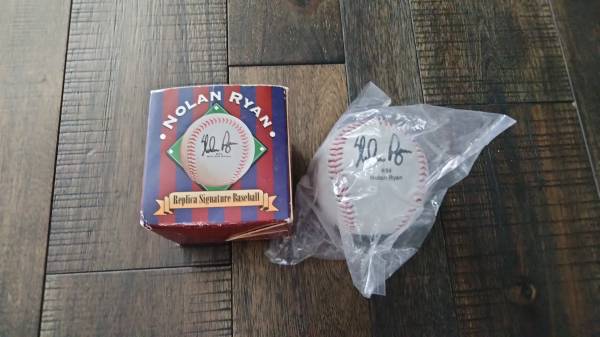 new Ryan Nolan replica signature baseball 1