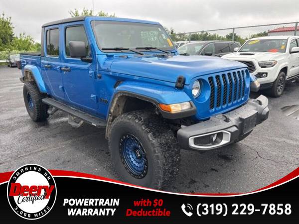 Certified 2023 Jeep Gladiator Sport S Hydro Blue Pearlcoat 1