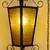 Vintage Mid-Century Modern Amber Glass and Iron Spanish Swag Lamp 9 thumbnail