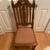 Antique solid oak chair made in Belgium 8 thumbnail