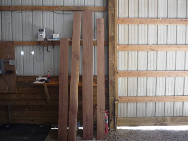 16)2 inch thick surface plained walnut boards 1