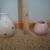 Vases - Pink, White with gold dots 1 thumbnail