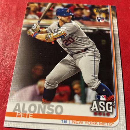 Pete Alonso Rookie Mets baseball card us47 1
