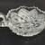Vintage American Brilliant Prescut Glass Nappy Bowl w/ handle nut dish 1 thumbnail