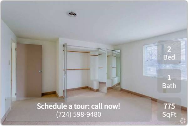 $640 / 2br - 775ft2 - Just right for you! 2 bed, 1 bath. Amazing location in Indiana (Indiana)64048766805507121