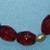 Red Beaded 18" Necklace w/ Silver Accents 2 thumbnail