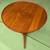 Mid Century Danish Modern Tripod Table by Hans C Anderson 3 thumbnail