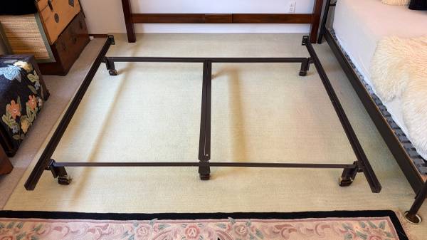 King Size Metal Bed Frame, Alloy Steel 1