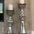 Antique Mercury Glass Pillar Candle Holders - $10 Each 7 thumbnail