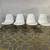 ( Delivery Available ) Fernish Martel White Dining Chair 3 thumbnail
