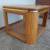 Beautiful Wooden Living Room End Table w Glass 28" x 24" x 20" tall 3 thumbnail