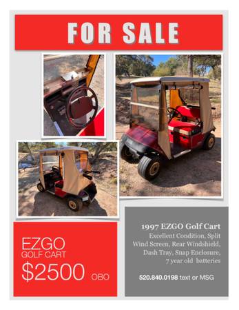 EZ GO Golf Cart 1
