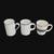 Dansk and Mainstay Set of 3 Blue and White Mugs 1 thumbnail