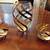 Glass vase gold accents with 2 glass bowls 1 thumbnail