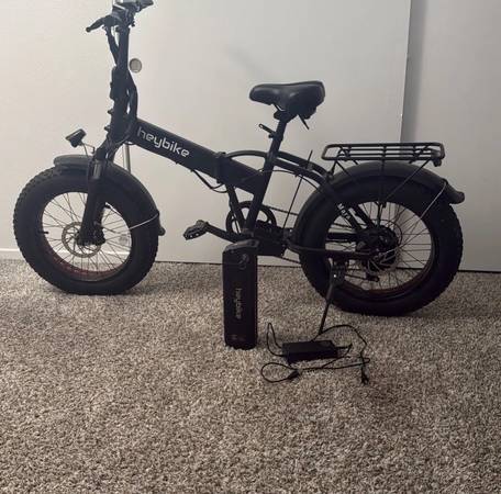 Heybike Mars 2.0 Electric Bicycle with Bike Wires Protection Cover 1