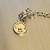 LC Liz Claiborne gold & silver clunky beaded necklace 16" long + 4" ex 6 thumbnail