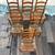 Vintage Ladderback Oak Dining Chairs 2 thumbnail