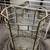 Wheeled Gold/Brass and Glass Bar Cart 3 thumbnail