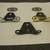*** 3- CONGA MOUNTING PLATES - CHROME/GOLD/ BRASS 2 thumbnail