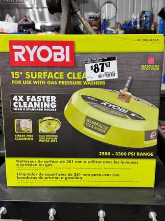 Ryobi 15” Surface Cleaner 1