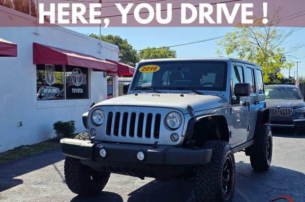 2016 JEEP Wrangler Unlimited Sport SUV 4D - We WILL Get You APPROVED! 1