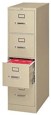 HON - 4-Drawer Vertical Filing Cabinet 1