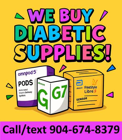 WE BUY DIABETIC SUPPLIES - CASH 1