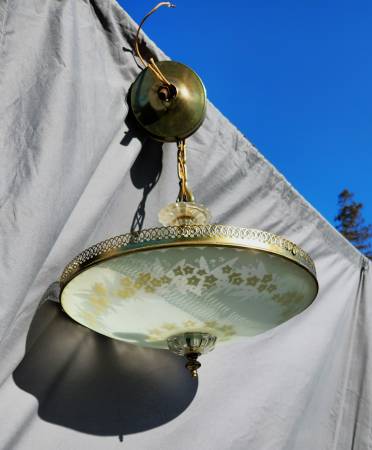 1960s virden ceiling pendant light fixture 1