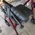 Walker - Nova STAR Heavy Duty Rollator, 450 lb. Weight Capacity, Red 7 thumbnail