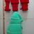 Large Flocked Santa's and Nutcracker $5 to $10 Each 2 thumbnail