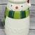 HALLMARK 2015 SNOWMAN CHRISTMAS COOKIE JAR 9" 1 thumbnail