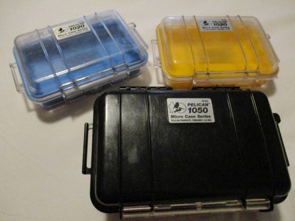 Pelican Micro 1050 Case & (2) Pelican Micro 1020 Cases 1