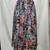 Vintage Work Habit Pleated Purple Floral Midi Skirt - Women's 12-14 M 1 thumbnail