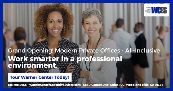 Grand Opening! - Private Offices in Warner Center 1