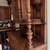 Antique 1860s Hand Carved French Renaissance Walnut Buffet Hutch 8 thumbnail