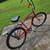 Retro Beach Cruiser All New Candy Red Piranha -  Powder Coated 1 thumbnail