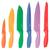 NEW CUISINART 12 PC STAINLESS STEEL COLORED KNIVES SET chef cook slice 1 thumbnail