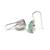 Chalcedony Stone Square Drop Sterling Silver Earrings 6 thumbnail