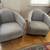 Pair of gray living room chairs 1 thumbnail