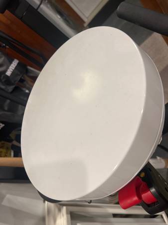 Ceiling LED Light Or 10 ft 5 light, brushed Steel 1