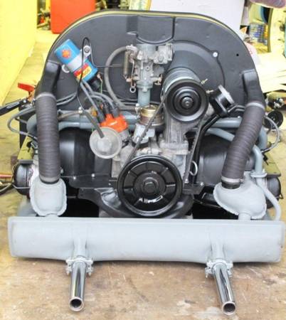 1966 vw bug engine rebuilt . New flywheel and German clutch . Complete 1