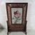 Chinese Suzhou Double Sided Silk Embroidery Roses Wood Table Screen 5 thumbnail