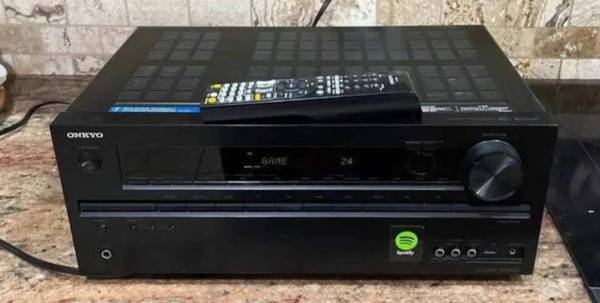 Onkyo 160wpc, Atmos, Bluetooth Wi-Fi Ready Reciever w/Remote Control 1