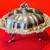Vintage Silver on Copper Covered, Footed Butter Dish (Victorian Style) 1 thumbnail