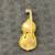 Vintage Gold Tone Violin Brooch Pin 1 thumbnail