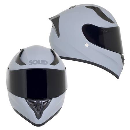 Solid S42 helmet Large Matte Gray 1