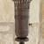 Art Deco Antique Bronze Finish Pedestal Torchiere Lamp w/ Glass Shade 11 thumbnail