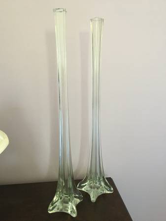 Slim and Tall Eiffel Tower flower Vases - 24 inches tall 1