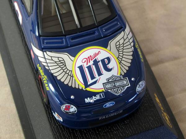 Vintage #2 Rusty Wallace Miller Lite Harley Davidson 1999 Ford Taurus - $2562925976012929124