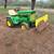 John Deere 112 Garden Tractor With Dozer Blade And Tiller 10 thumbnail